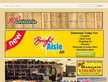 Tablet Screenshot of benssupercenter.com